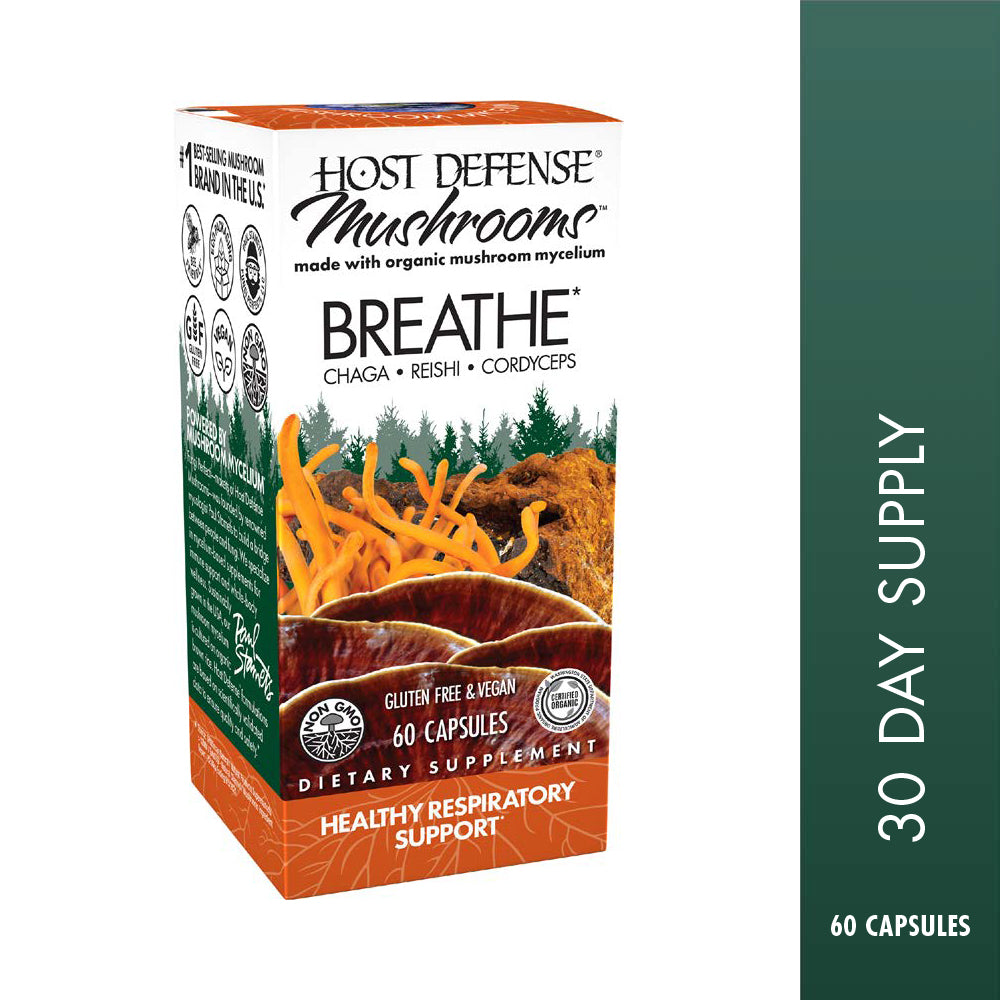 Supplement Facts for Host Defense Breathe Capsules