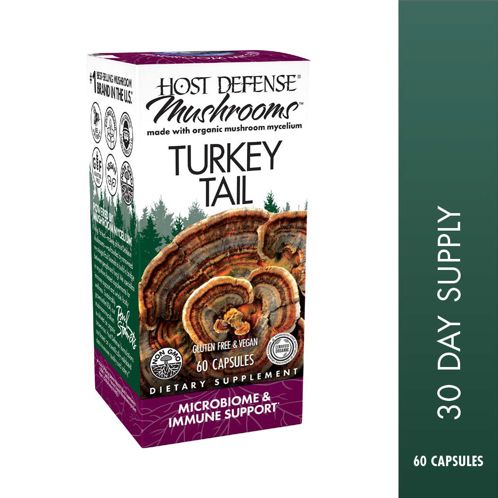 Supplement Facts for Host Defense Turkey Tail Capsules