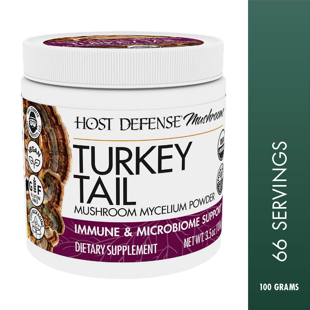 Supplement Facts for Host Defense Turkey Tail Powder