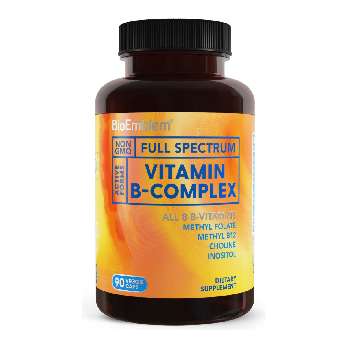 BioEmblem Vitamin B-Complex - 90 Vegan Capsules