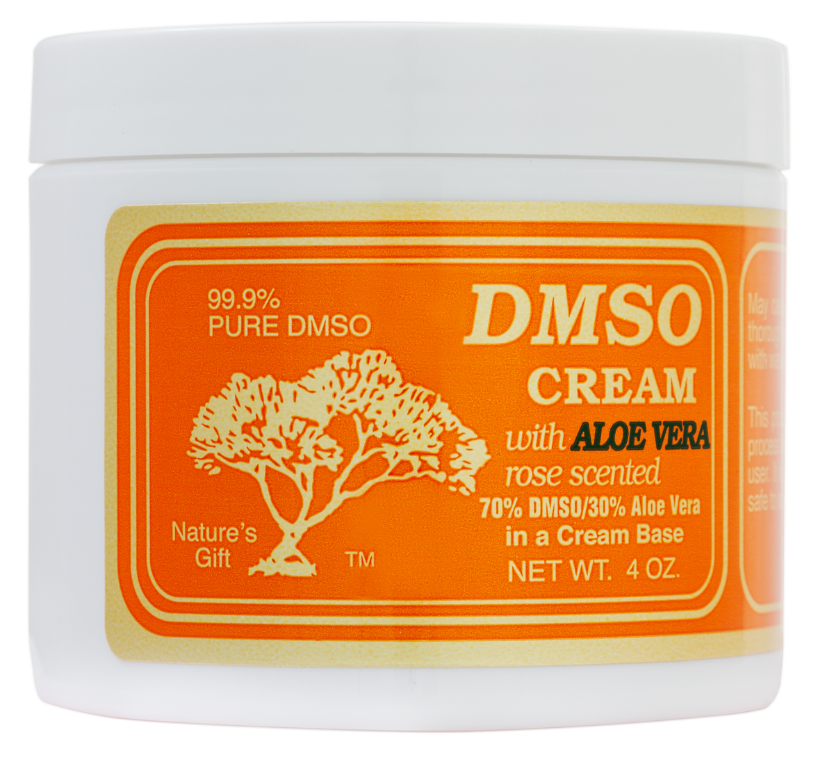 Nature's Gift 70% DMSO Rose Scented Cream with Aloe Vera
