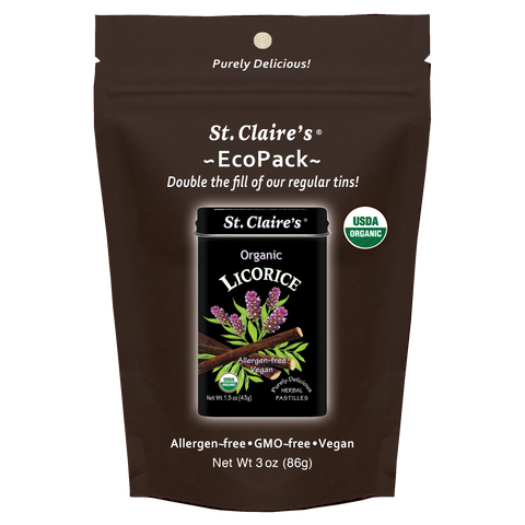 St. Claire's Organic Licorice Herbal Pastilles - additional view 1