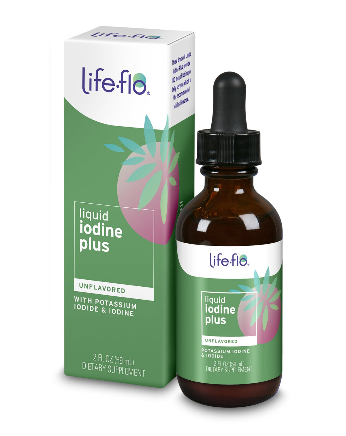Life Flo Liquid Iodine Plus, Unflavored