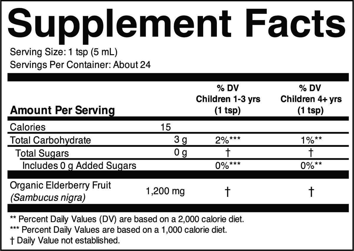 ChildLife Essentials Organic Liquid Elderberry