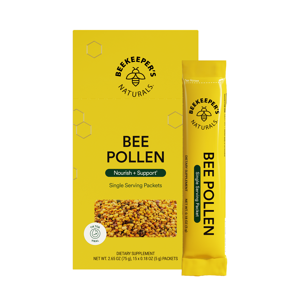 Beekeeper's Naturals Bee Pollen Packets