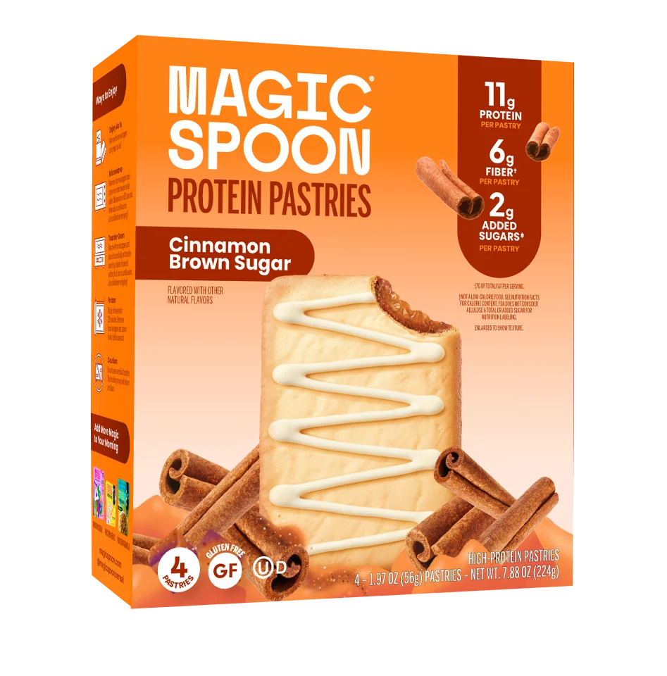 MAGIC SPOON Cinnamon Brown Sugar Protein Pastries