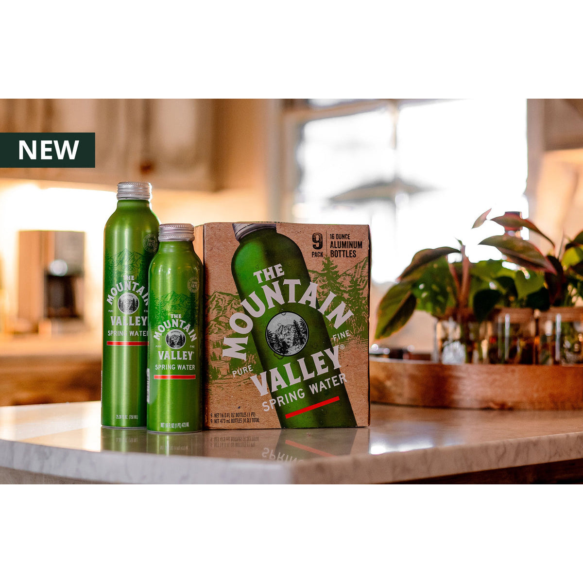 Mountain Valley Spring Water Aluminum Bottles