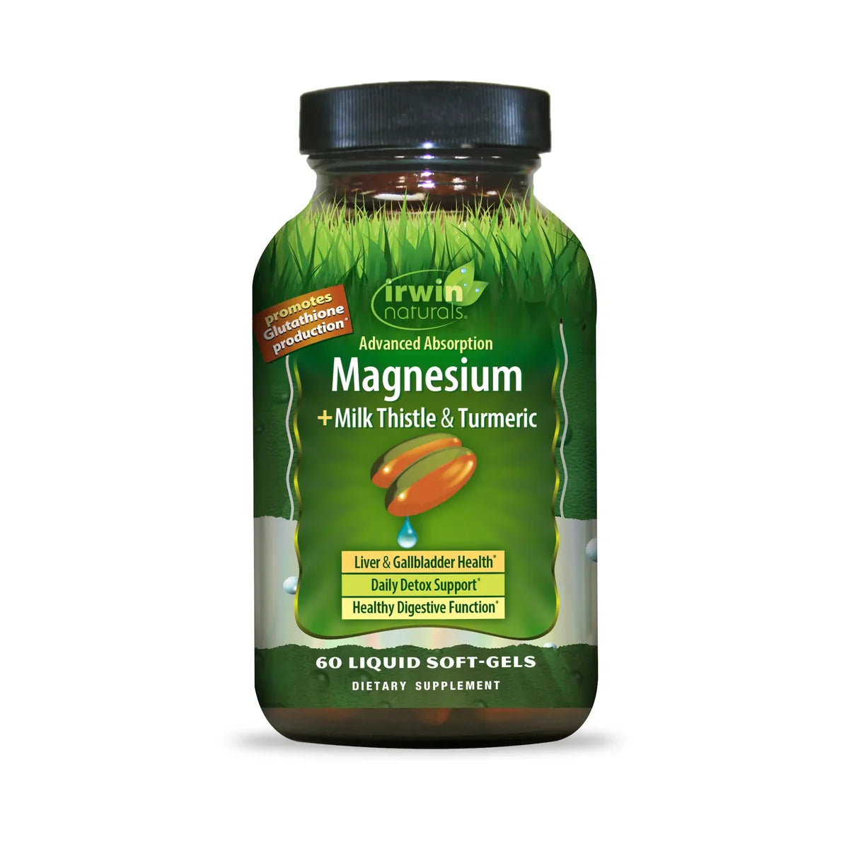 Irwin Naturals Magnesium + Milk Thistle & Turmeric
