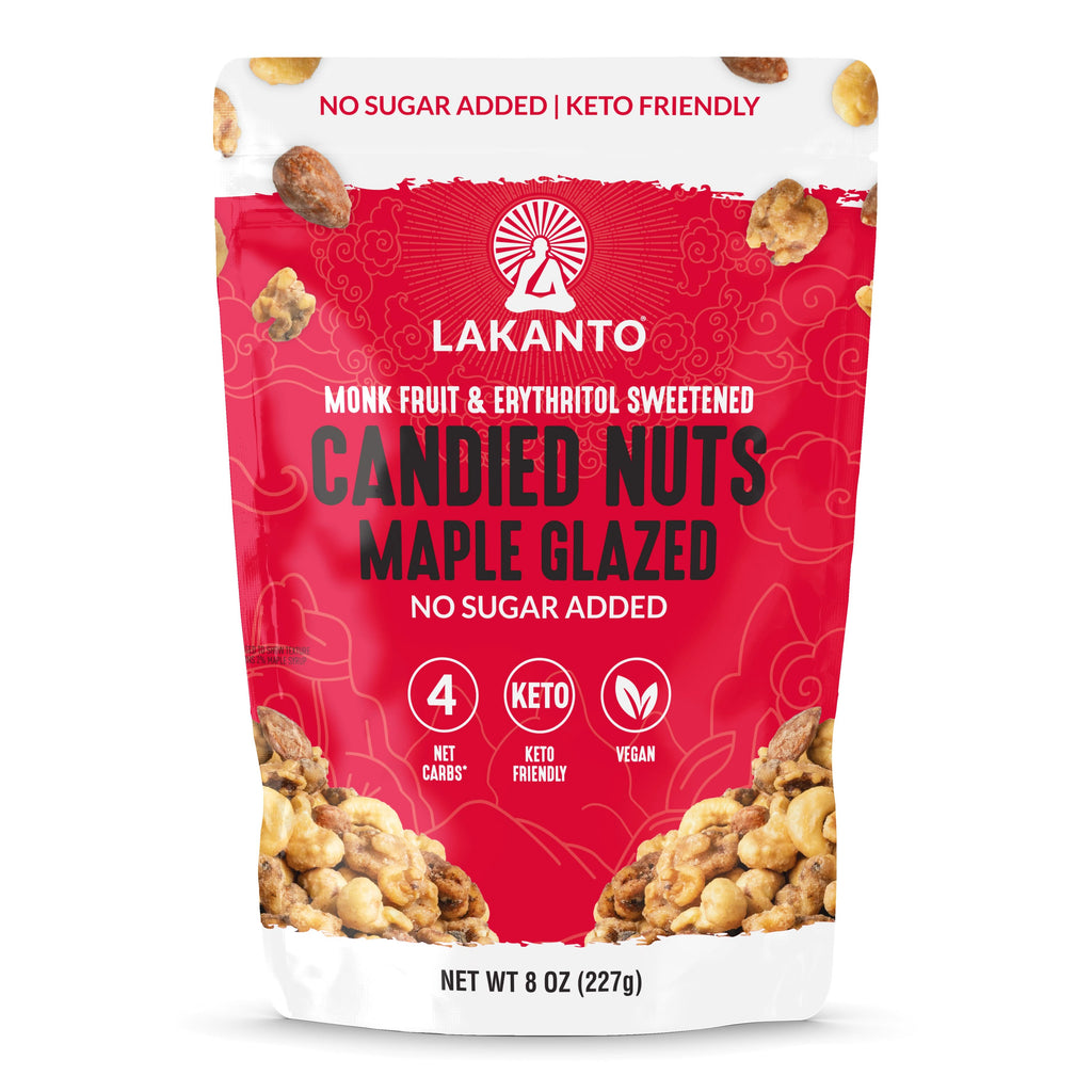 Lakanto Candied Nuts, Maple Glazed
