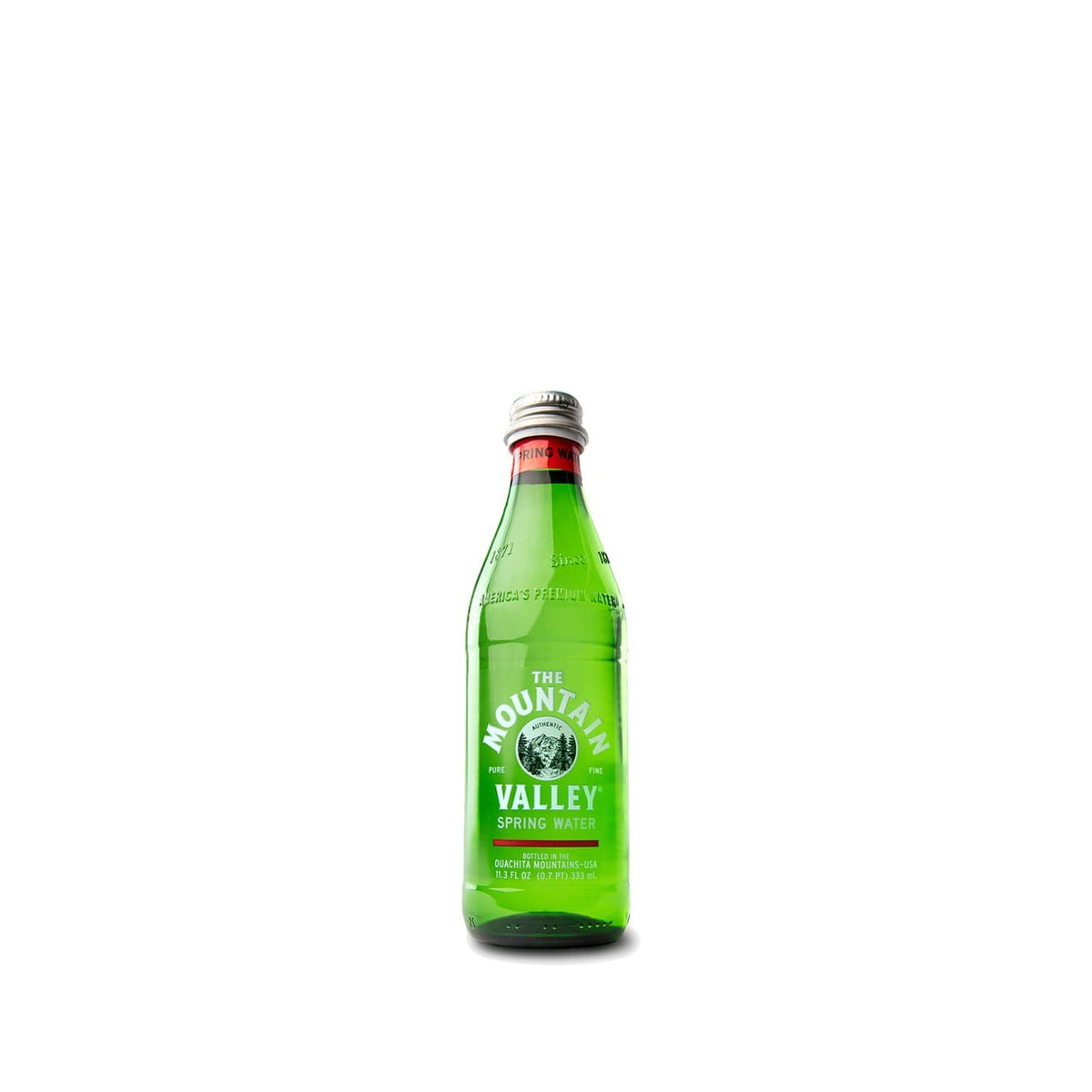 Mountain Valley Spring Water, Glass, .33 LTR