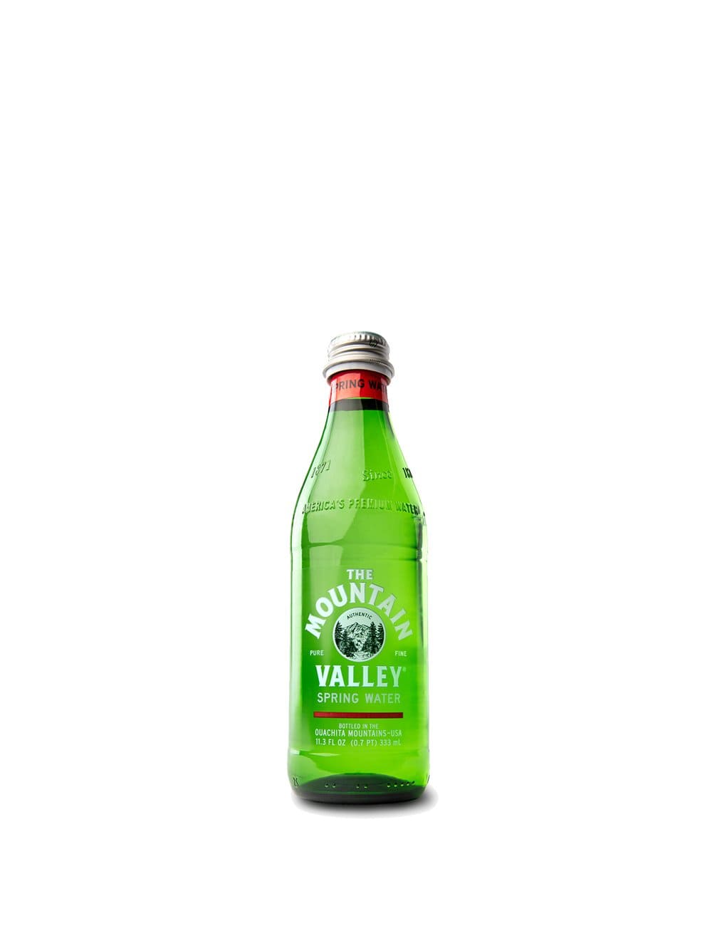 Mountain Valley Spring Water, Glass, .33 LTR