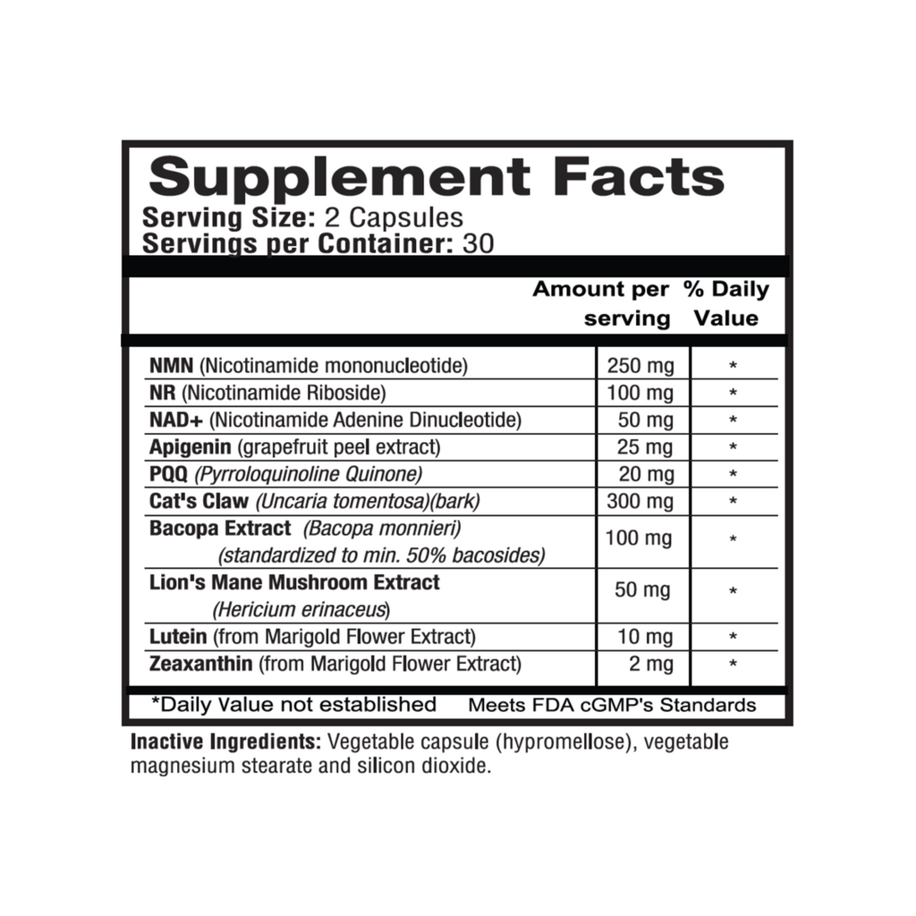 1 Life Science NAD+ Cognition & Vision Support