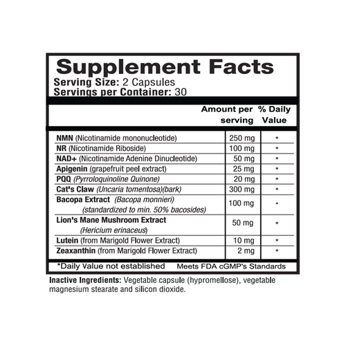 1 Life Science NAD+ Cognition & Vision Support