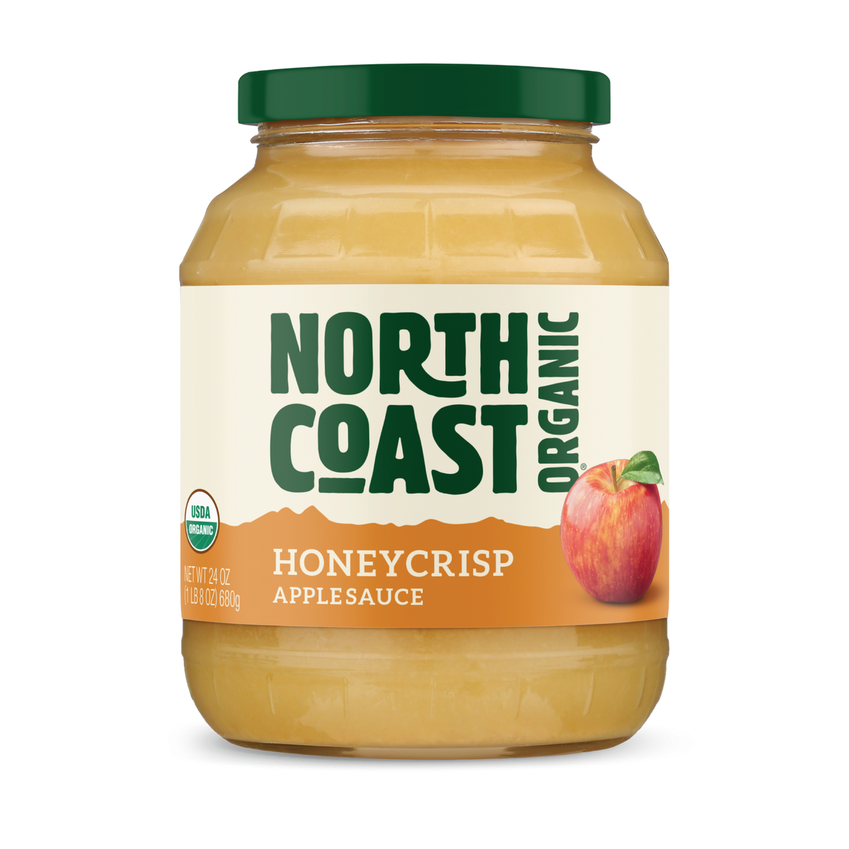 North Coast Organic Organic Honeycrisp Applesauce 24 oz