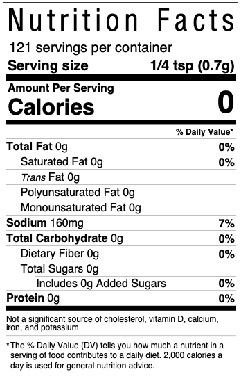 Spike Original - Supplement/Nutrition Facts