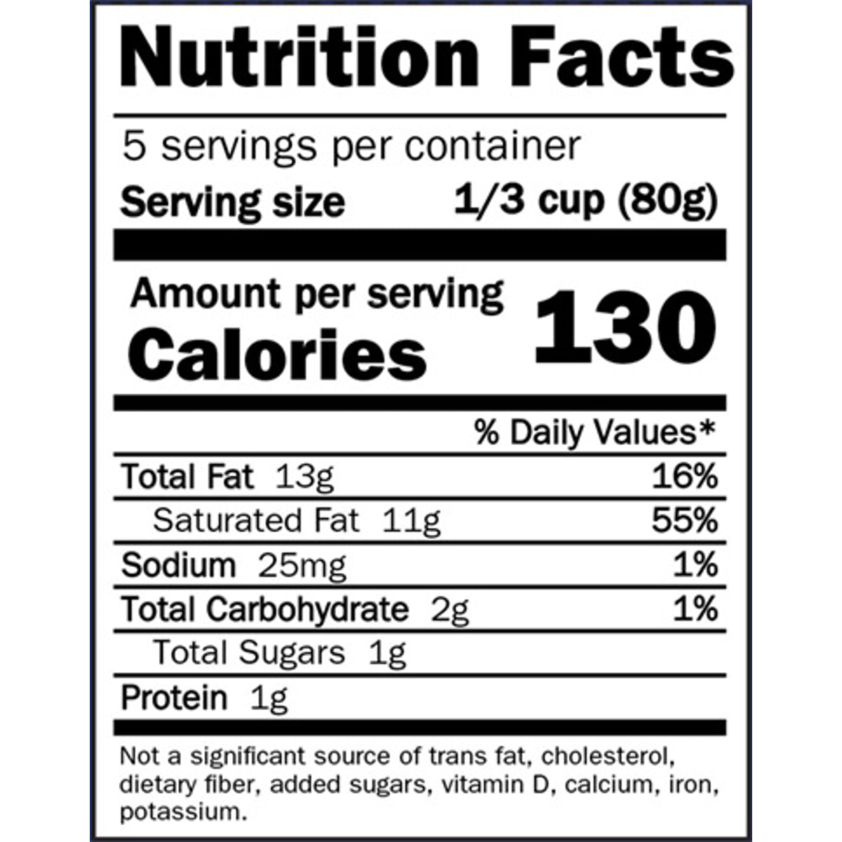 BLUE DRAGON Coconut Milk - Supplement/Nutrition Facts