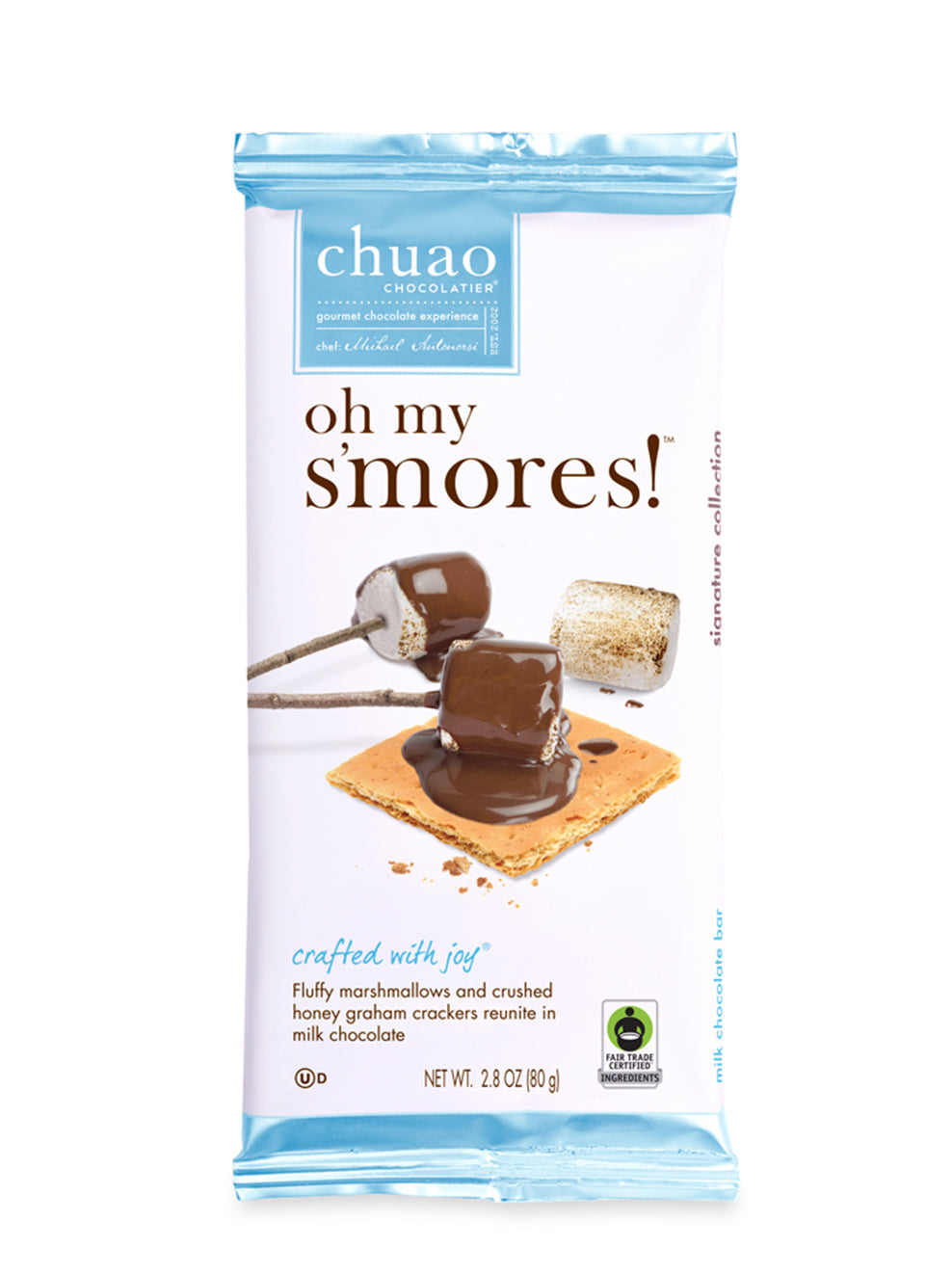 Chuao Chocolatier Oh My S'mores! Milk Chocolate Bar