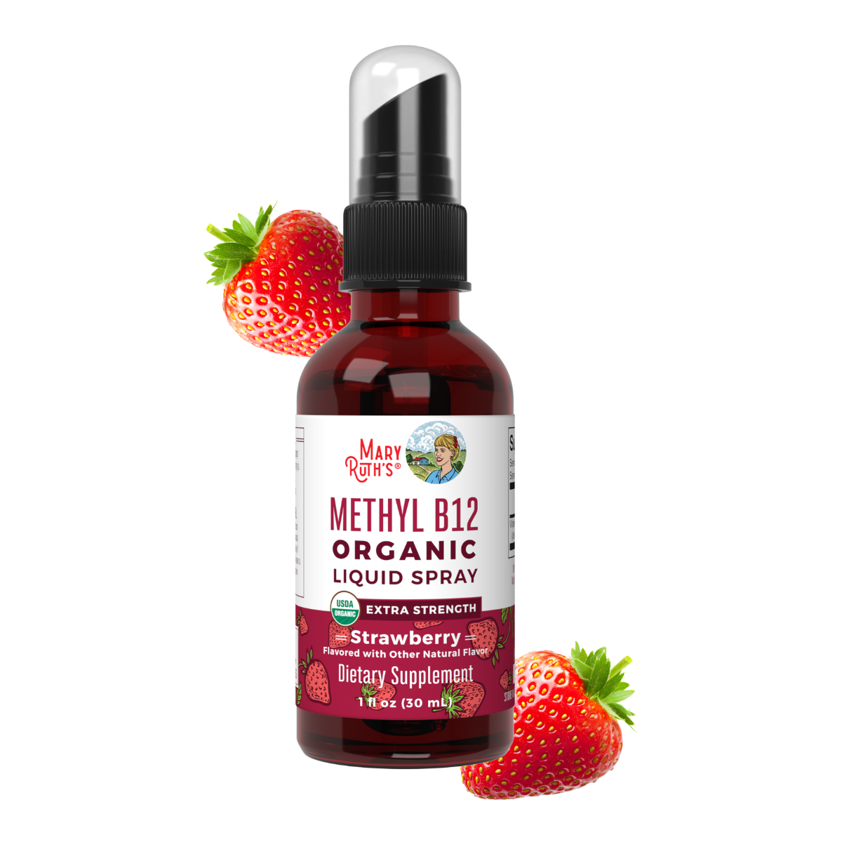 MaryRuth Organics Methyl B12 Organic Spray Strawberry