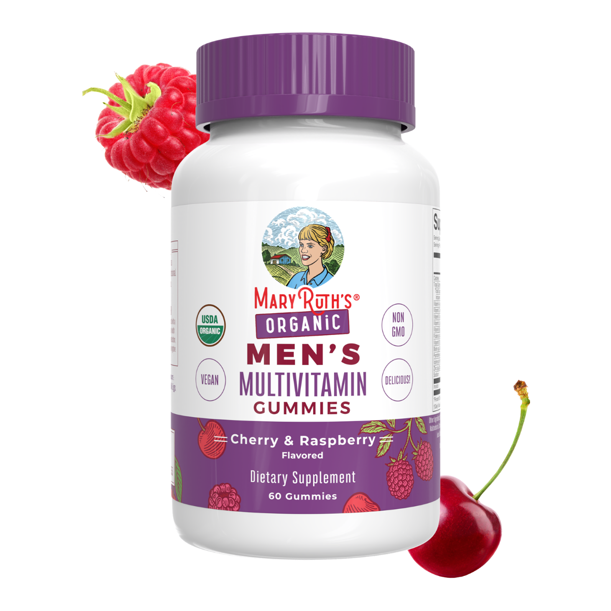 MaryRuth Organics Organic Men's Multivitamin Gummies - 60 Gummies