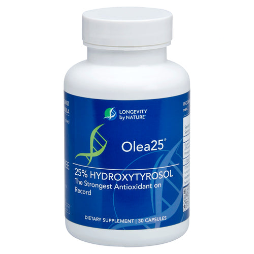 Longevity By Nature Olea25 Hydroxytyrosol Organic Olive Leaf Extract