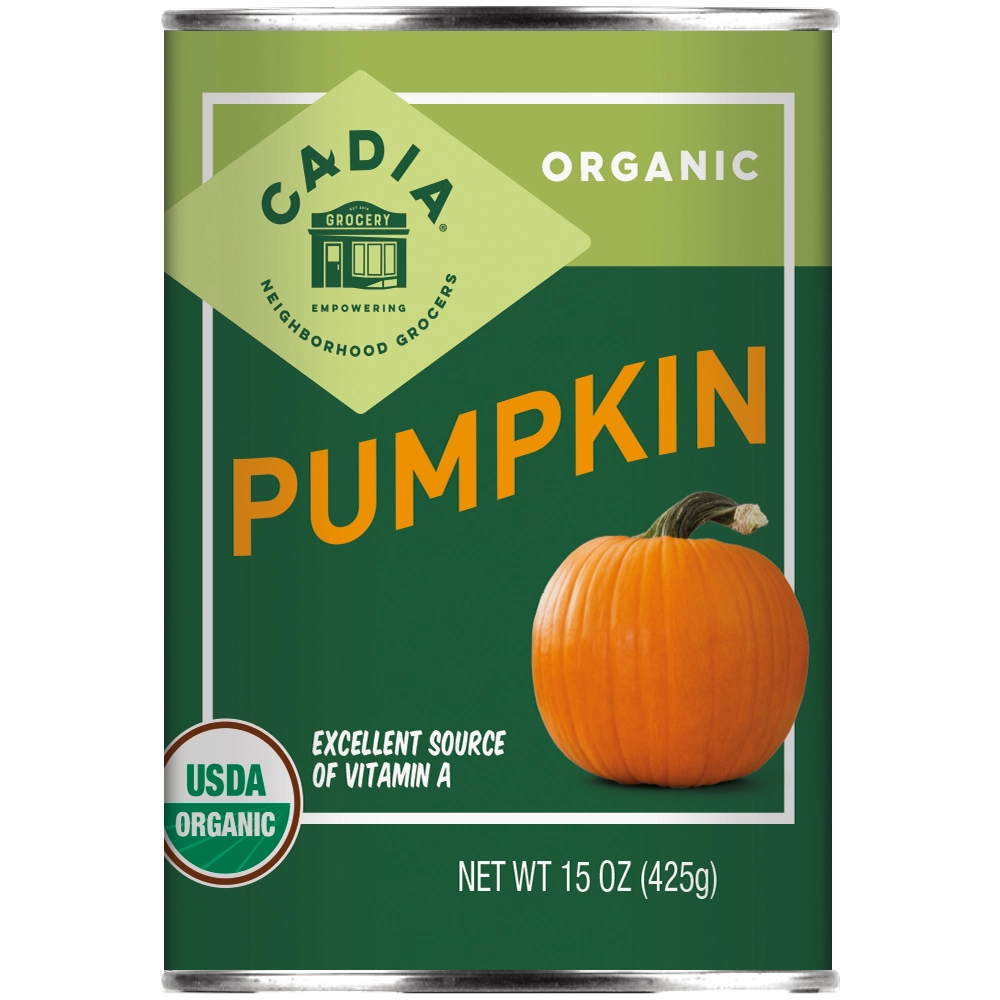 Cadia Canned Organic Pumpkin