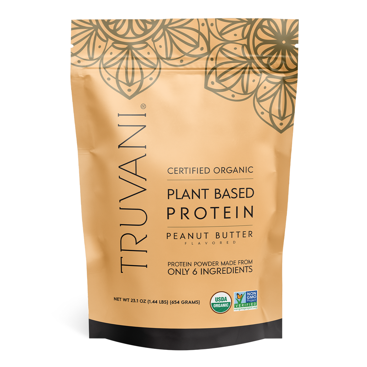 Plant Based Protein Powder, Peanut Butter - Front