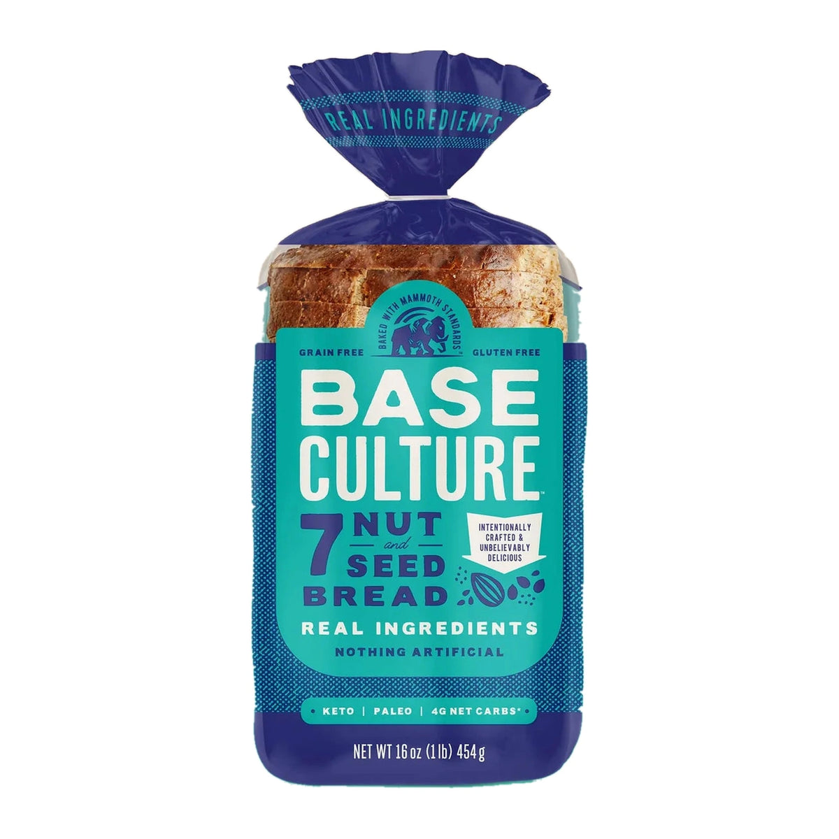 BASE CULTURE 7 Nut & Seed Bread 16 OZ