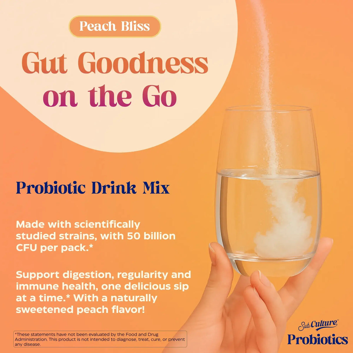 Enzymedica SubCulture Sugar-Free Probiotic Drink Mix 50 Billion CFU - additional view 1