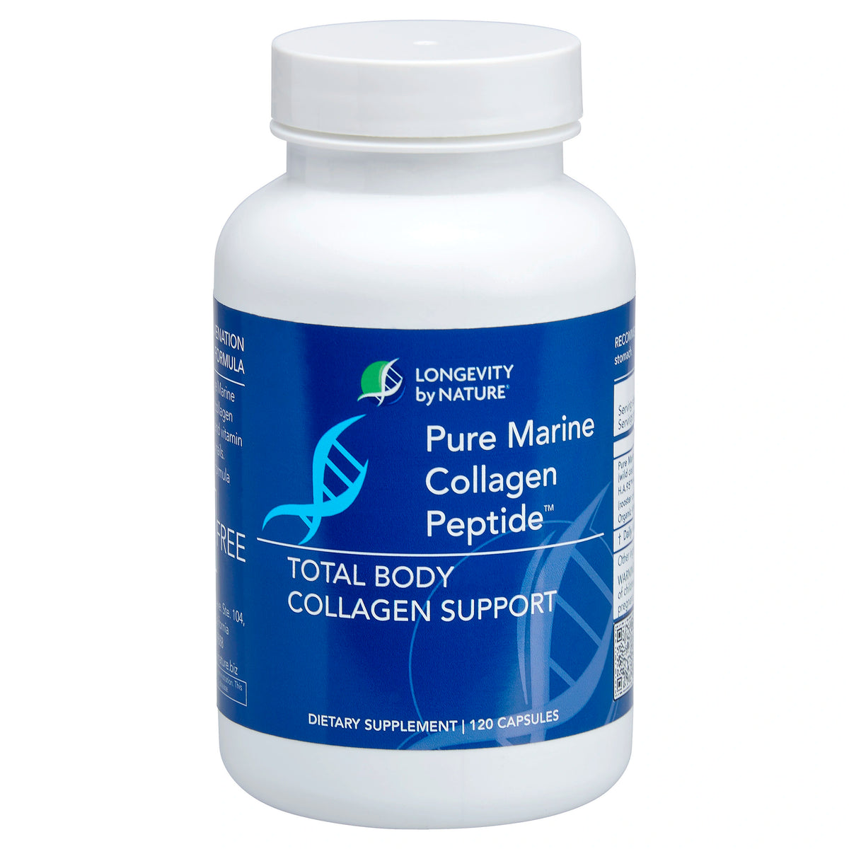 Longevity By Nature Pure Marine Collagen Peptide with Vitamin C & Hyaluronic Acid