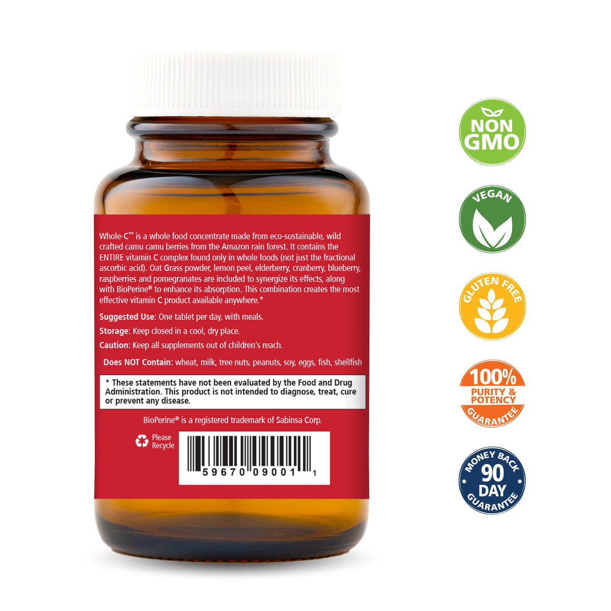 Pure Essence Whole-C Vitamin C 120 mg - additional view 1