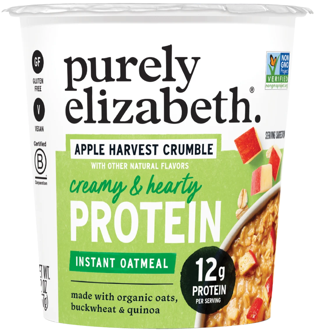 Purely Elizabeth Apple Harvest Crumble Protein Oatmeal Cup 2 oz