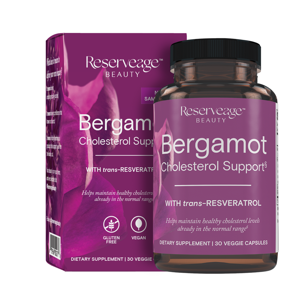 Reserveage Nutrition Bergamot Cholesterol Support with Resveratrol