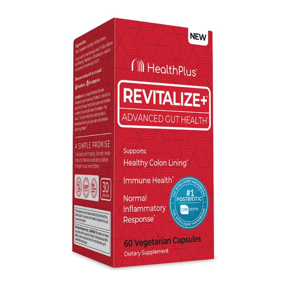 Health Plus Revitalize+ Advanced Gut Health - 60 Capsules