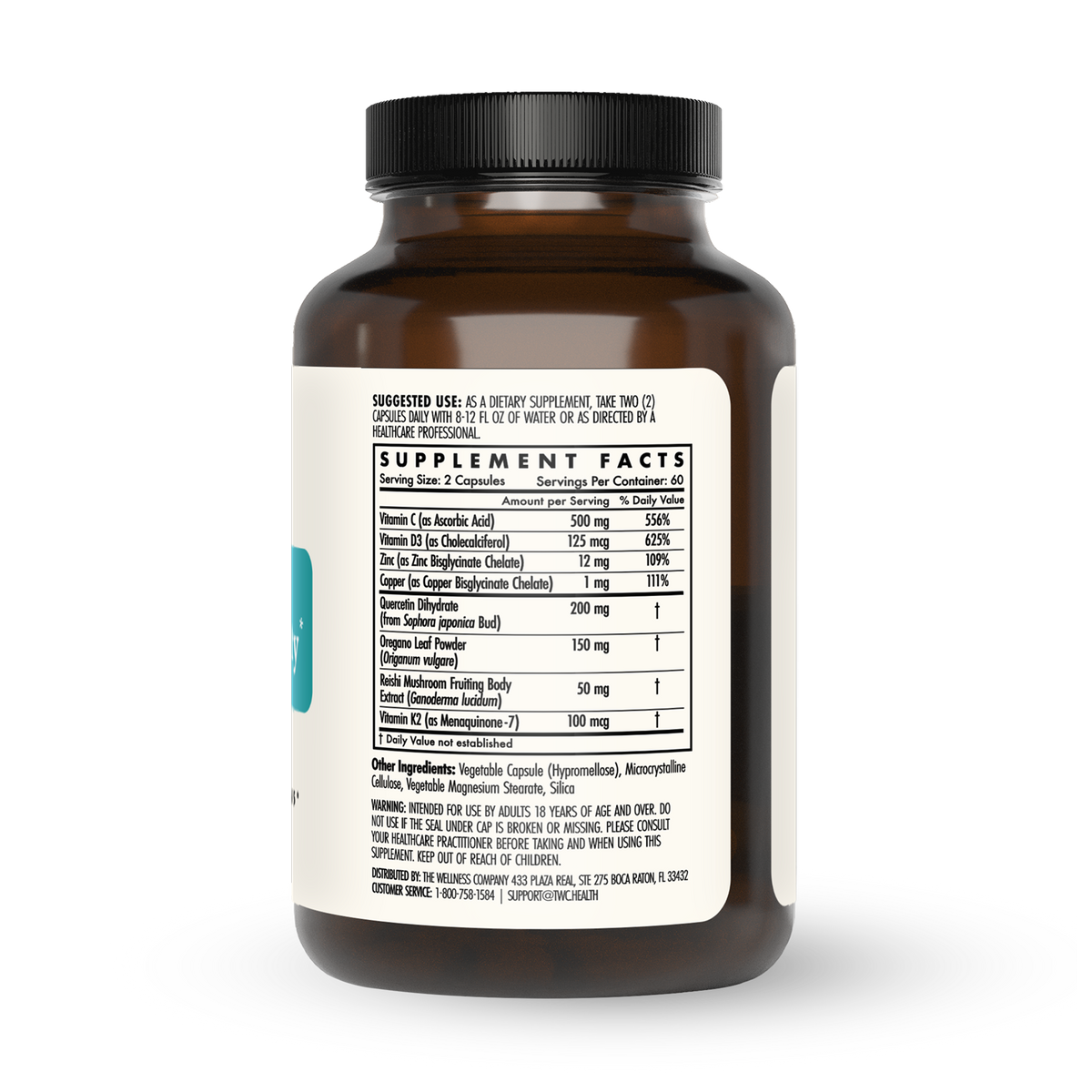 Natural Immunity - Supplement Facts