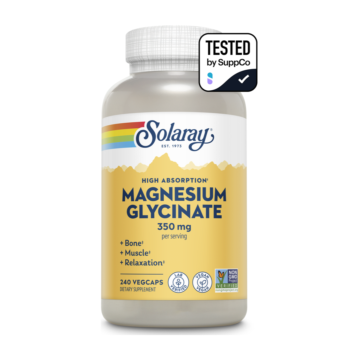 Solaray Magnesium Glycinate 350mg