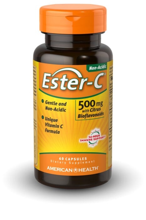 American Health Ester-C 500 mg with Citrus Bioflavonoids, Capsules