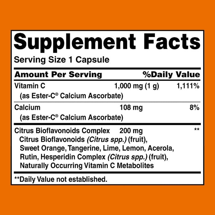 American Health Ester-C 1000 mg with Citrus Bioflavonoids, Capsules