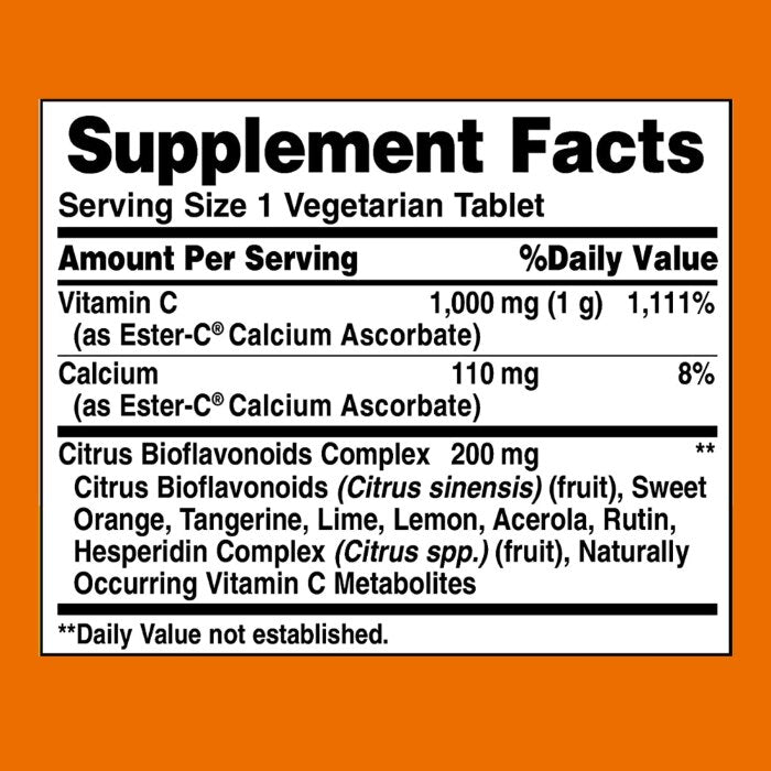 American Health Ester-C 1000 mg with Citrus Bioflavonoids, Tablets