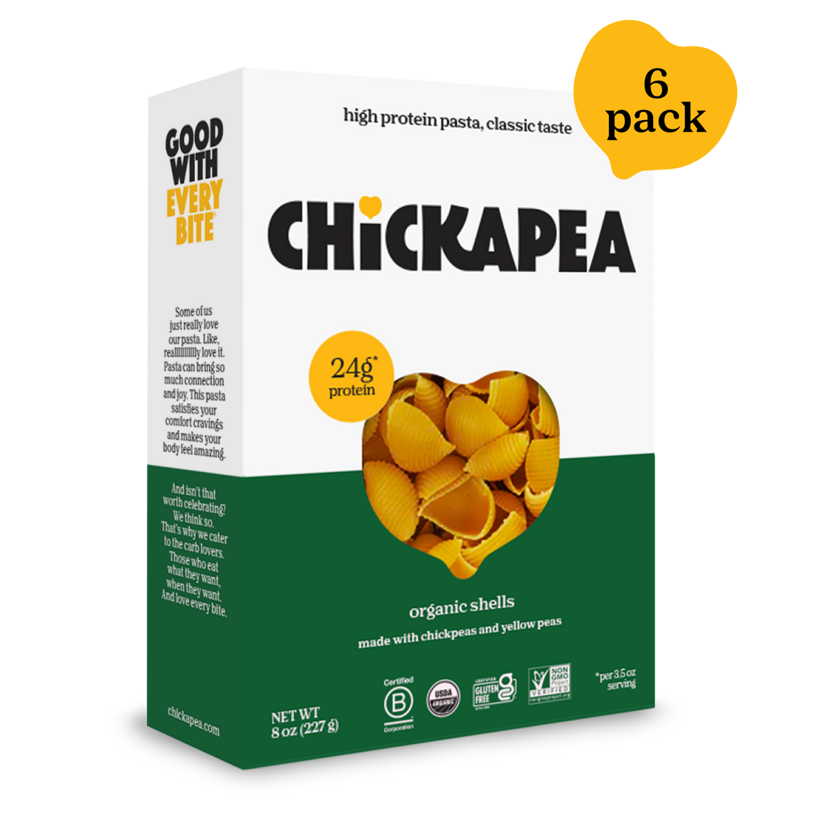 Chickapea Shells 8 oz