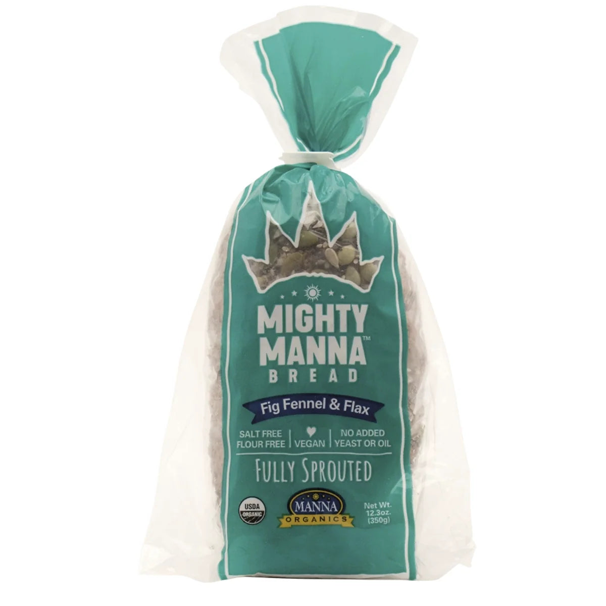 Manna Organics Sprouted Fig Fennel Flax Bread