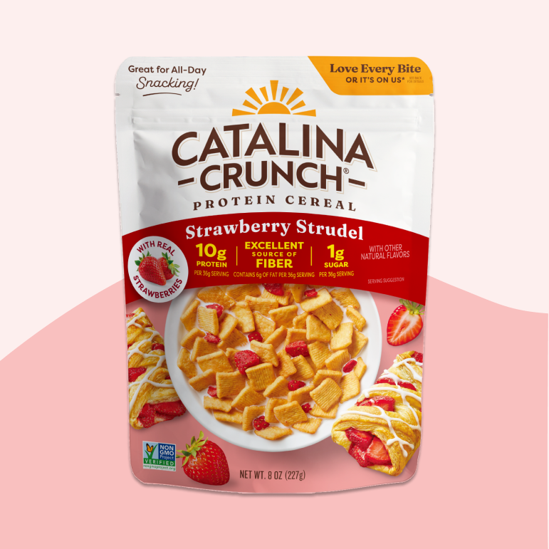Catalina Crunch Strawberry Strudel with Strawberries Cereal 8 oz