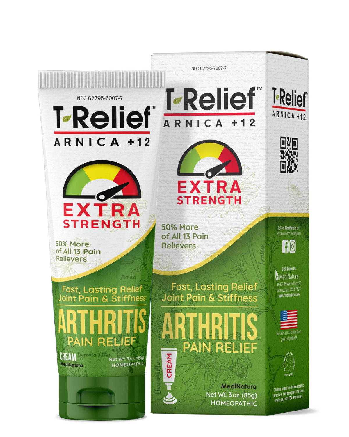 MediNatura T-Relief Arthritis Extra Strength Cream
