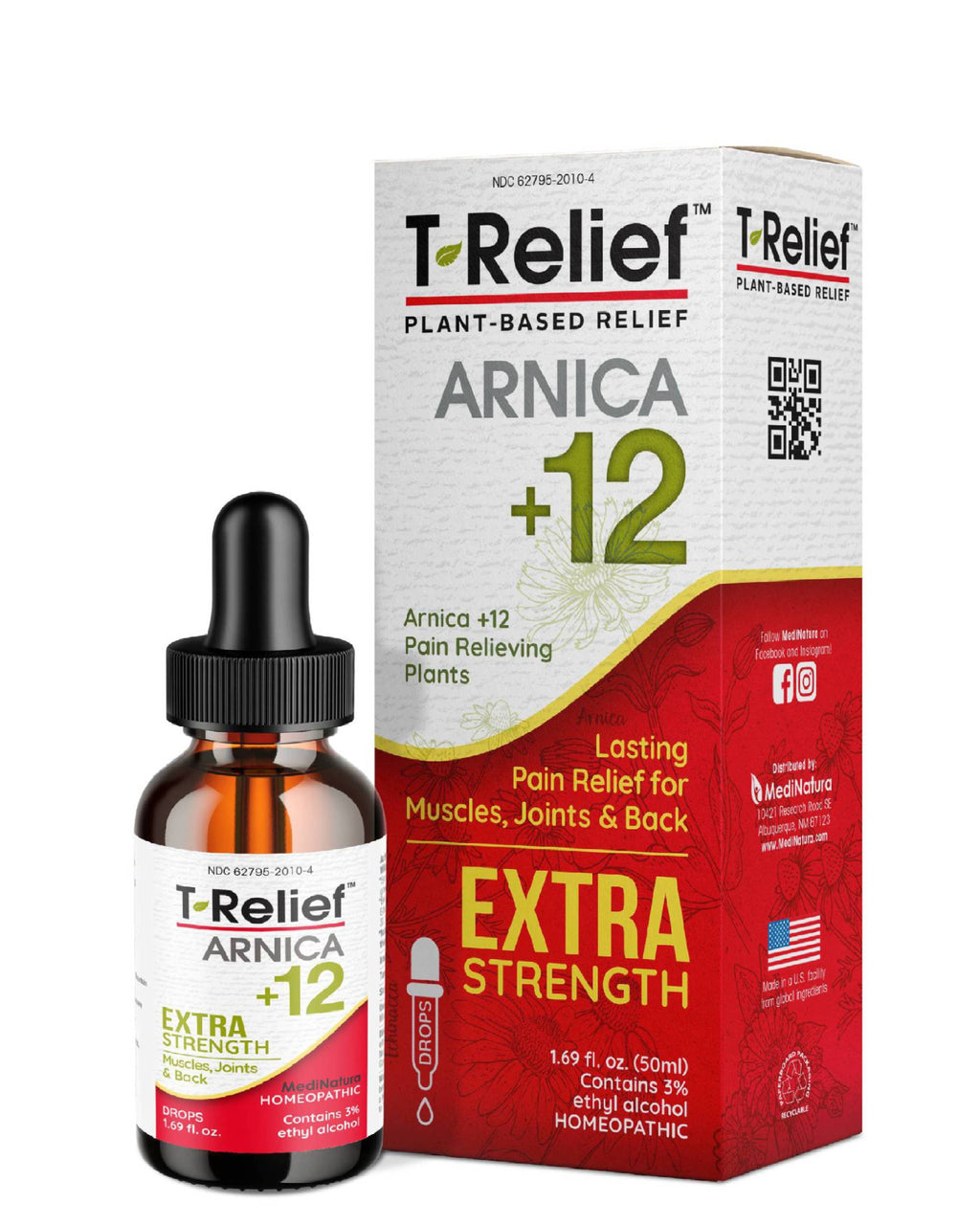 MediNatura T-Relief Extra Strength Pain Oral Drops