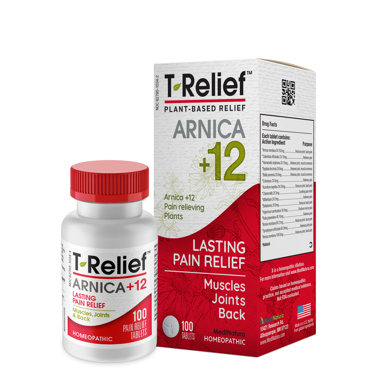 MediNatura T-Relief Pain Tablets
