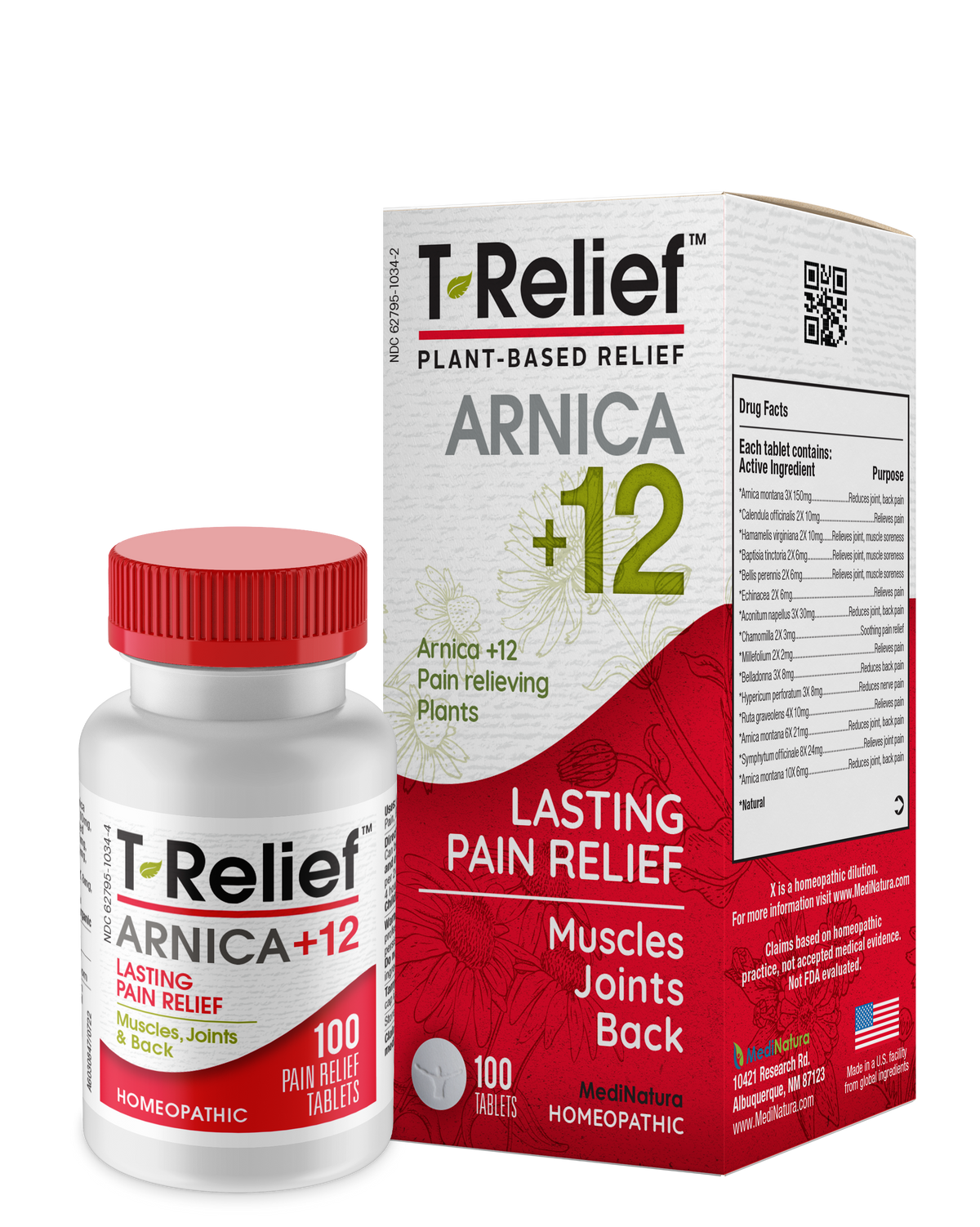 MediNatura T-Relief Pain Tablets