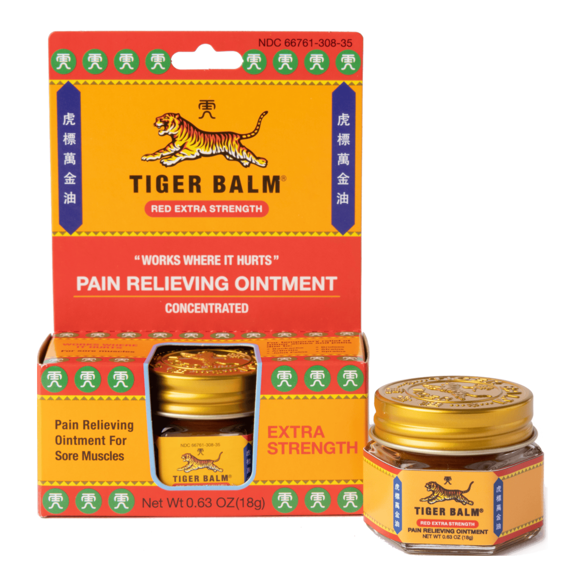 Tiger Balm Red Extra Strength Ointment - 4GRAM