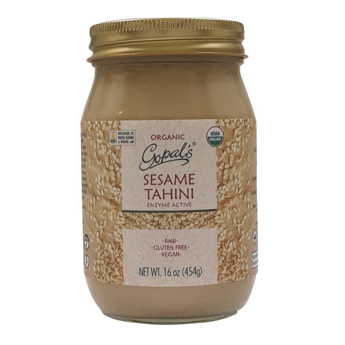 Gopal's Organic Raw Sesame Seed Tahini