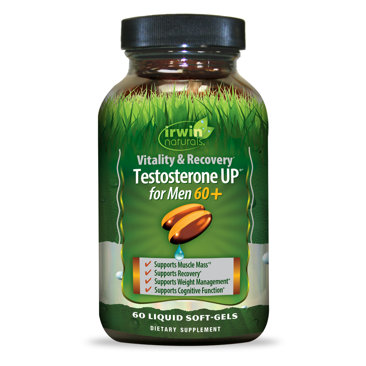 Irwin Naturals Vitality & Recovery Testosterone UP for Men 60+