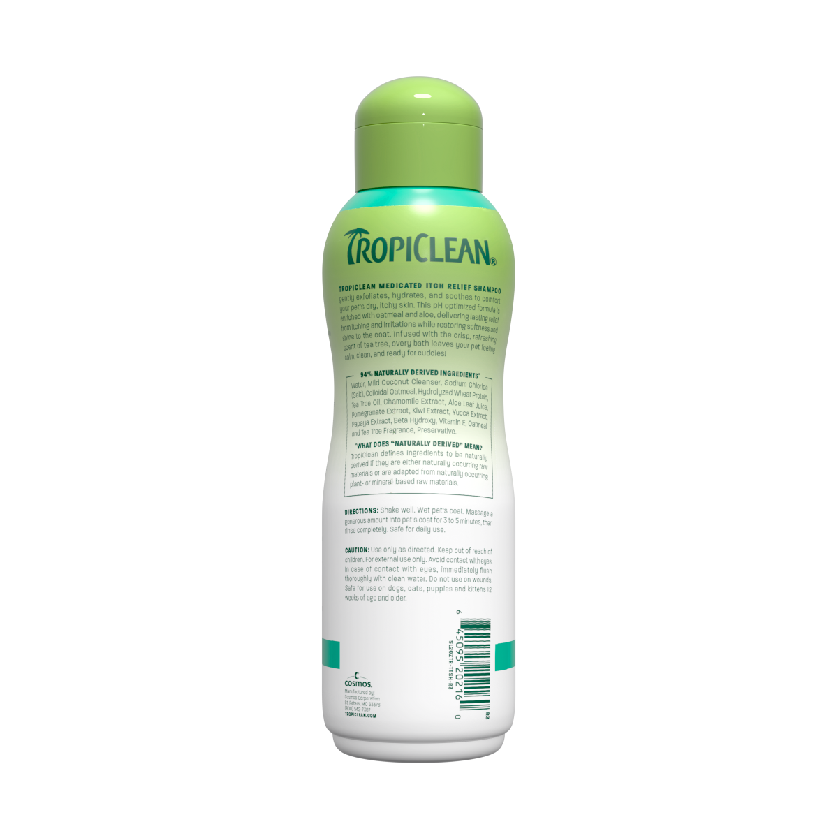 TropiClean Oatmeal + Tea Tree Medicated Itch Pet Shampoo