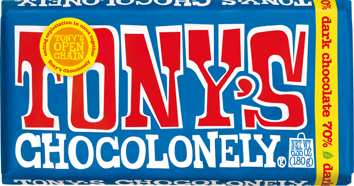 Tony's Chocolonely Dark Chocolate 70% 6.35 oz (180 g)